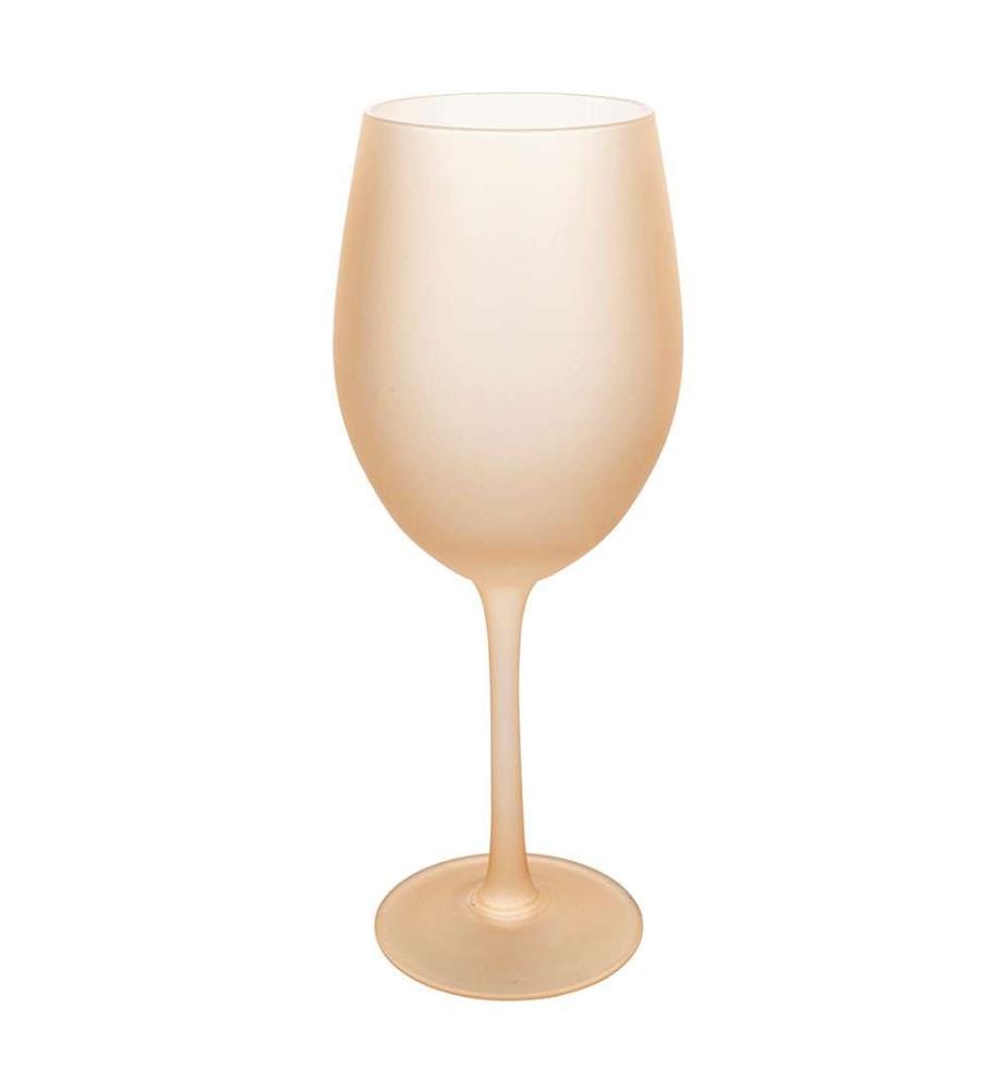 Set of 6 Happy Hour wine glasses - Chocolate