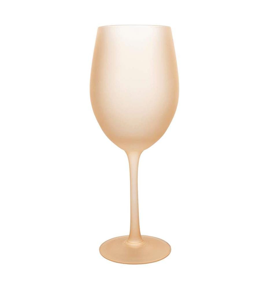 Set of 6 Happy Hour wine glasses - Chocolate