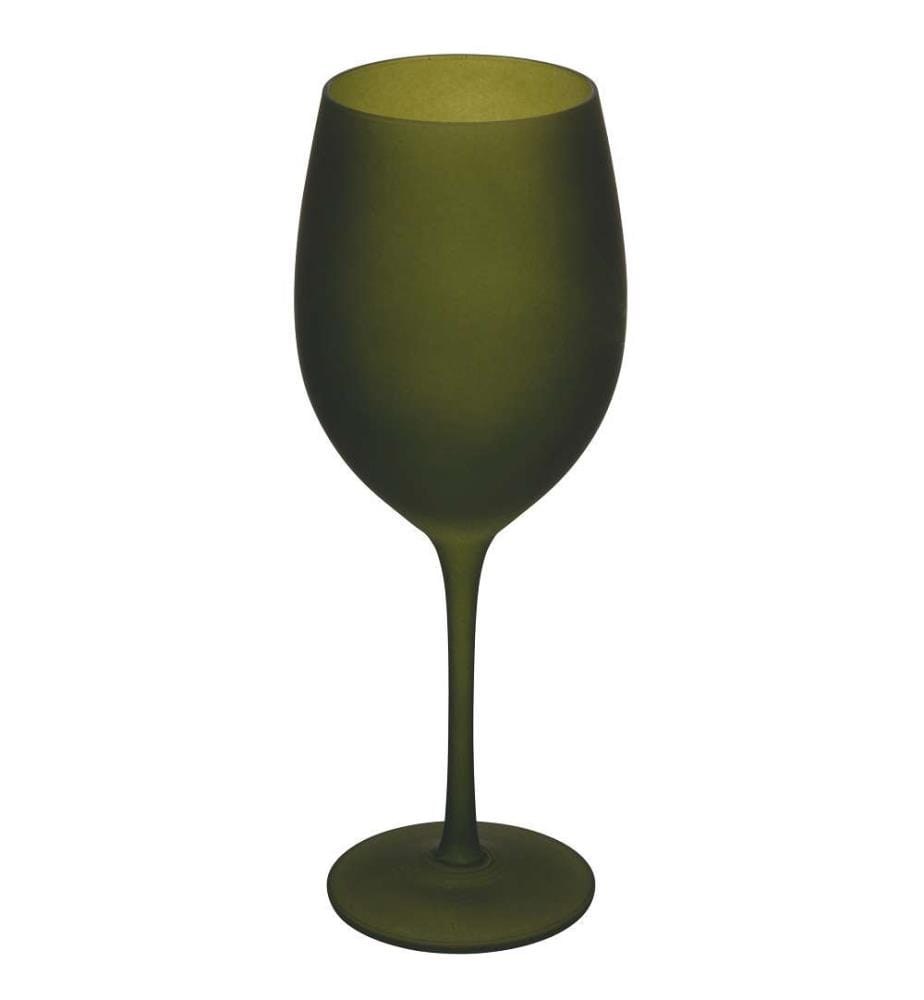 Set of 6 Happy Hour wine glasses - Green