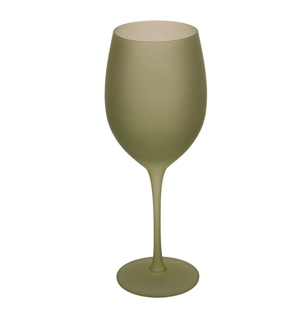 Set of 6 Happy Hour wine glasses - Green
