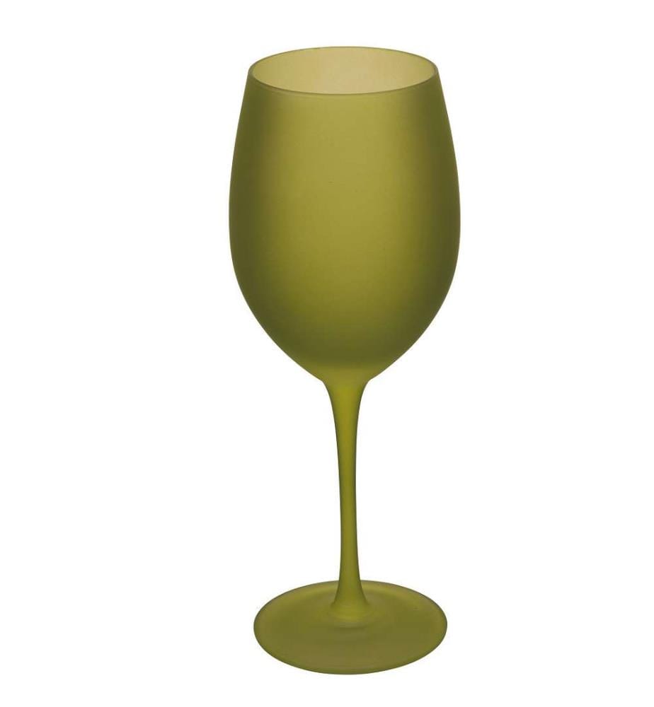 Set of 6 Happy Hour wine glasses - Green