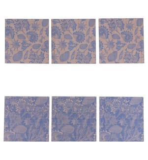 Set of 6 wooden coasters - Wood
