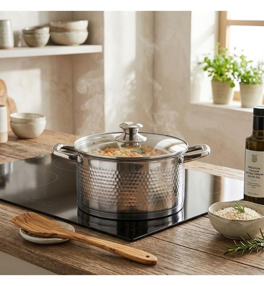 Radici Stainless Steel Saucepan with Lid - Ø 20 cm
