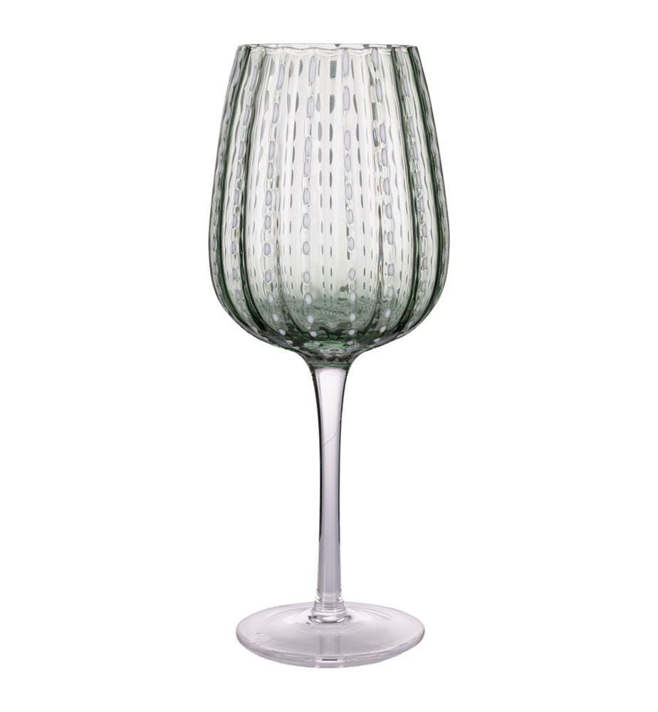 Set of 6 stemmed glasses - 500 ml / Green