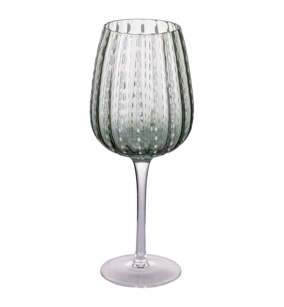 Set of 6 stemmed glasses - 500 ml / Green
