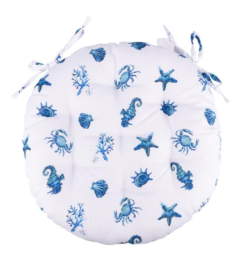 Aqua Round Chair Cushion 42Cm