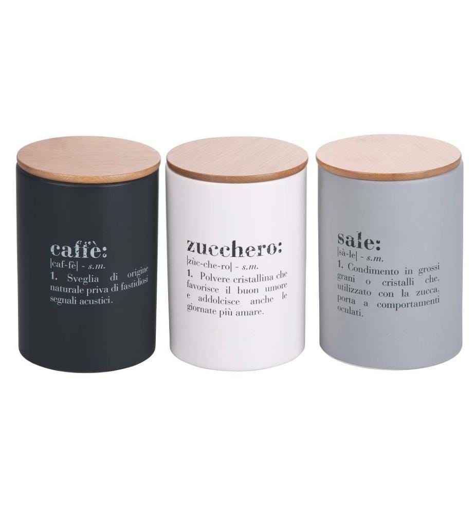 3er-Set Gläser 750 ml - Multicolor