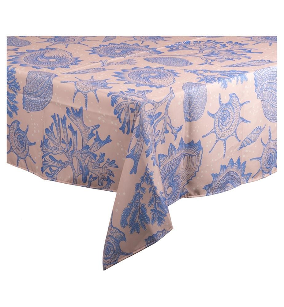 "Nautical Chic" Stain-Resistant Tablecloth - 140 x 240 cm