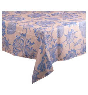 "Nautical Chic" Stain-Resistant Tablecloth - 140 x 240 cm