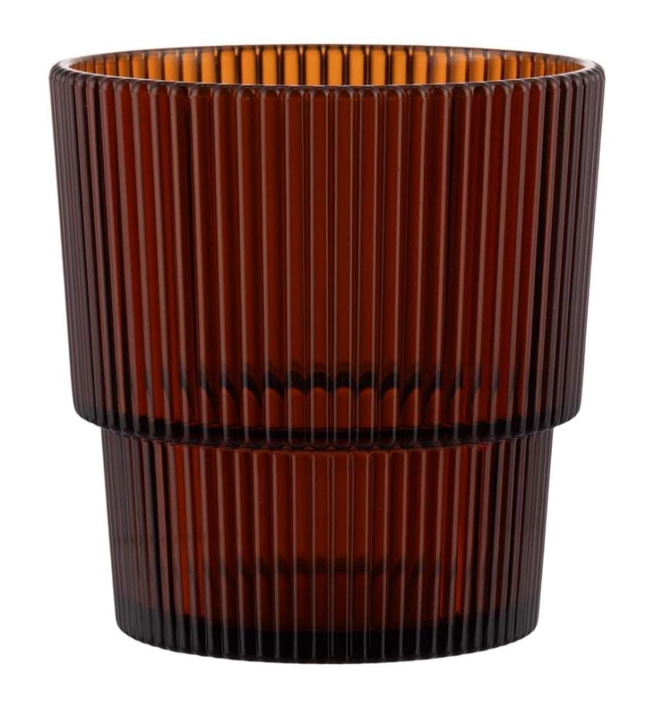 Set of 12 Unico glasses - 300 ml / Chocolate / 3 random colors