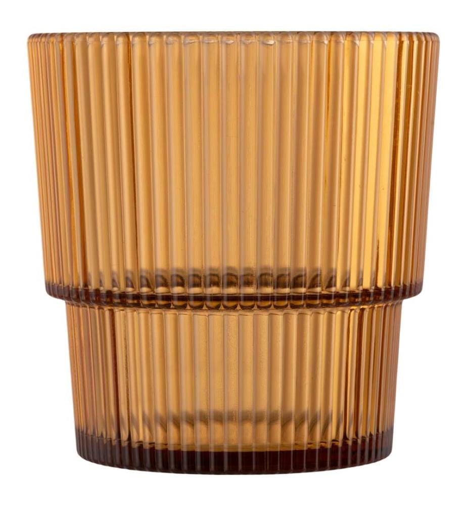 Set of 12 Unico glasses - 300 ml / Chocolate / 3 random colors