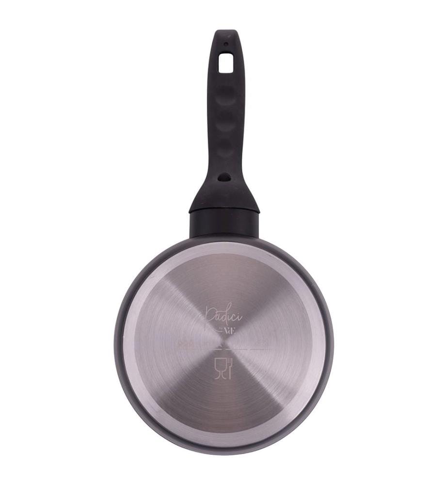 Radici Liquirizia saucepan with lid - 16 cm / Black