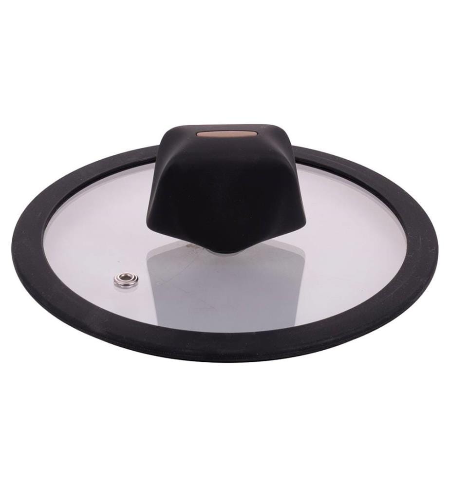 Radici Liquirizia saucepan with lid - 16 cm / Black