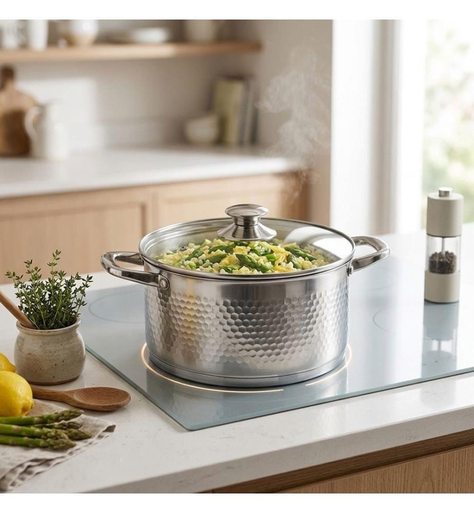 Radici Stainless Steel Saucepan with Lid - Ø 18 cm