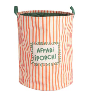 Laundry hamper - Green/Orange
