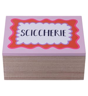 Box with lid 20x15x9 cm - Multicolored