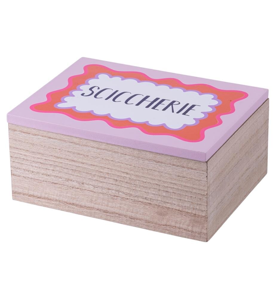 Schachtel mit Deckel 20x15x9 cm - Mehrfarbig