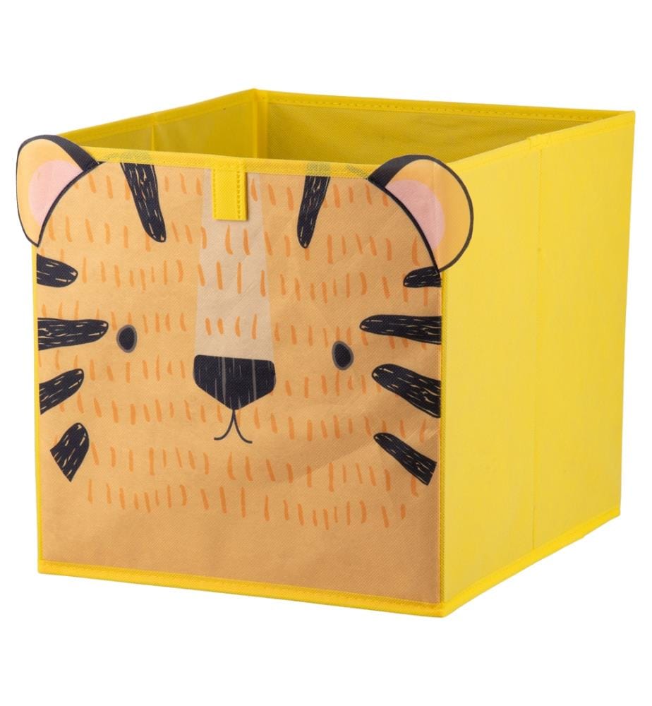 Storage cube 30x30 cm Tiger - Black/Yellow