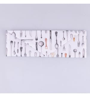 Cutlery tray 24x8 cm - Multicolored