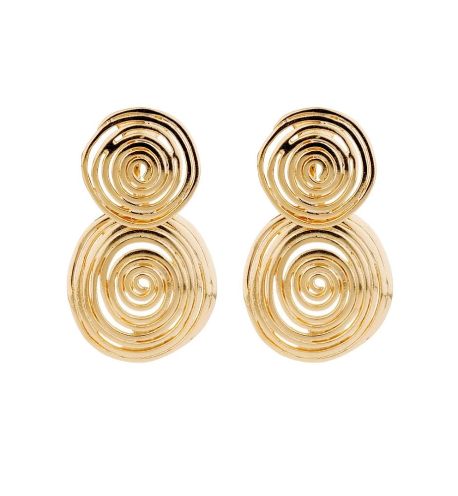 „Wave“-Ohrringe – Gold