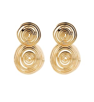 „Wave“-Ohrringe – Gold