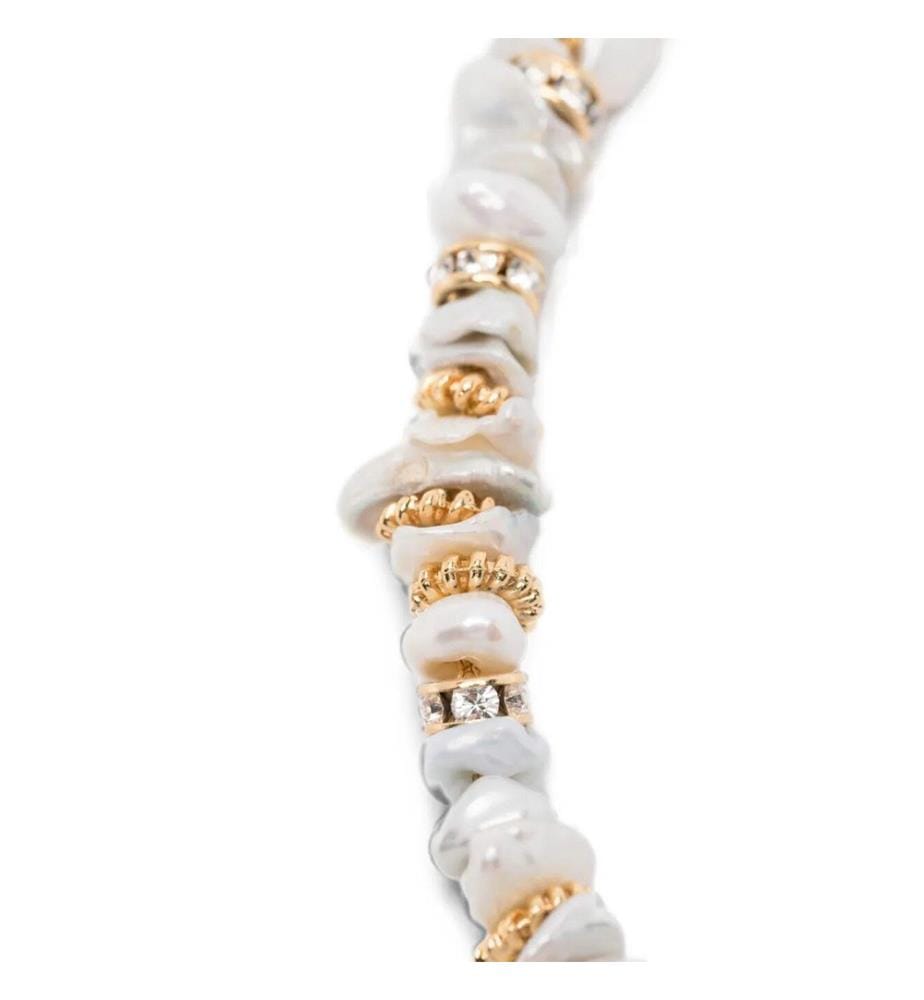Mini collana "Aloha" - Oro e bianco
