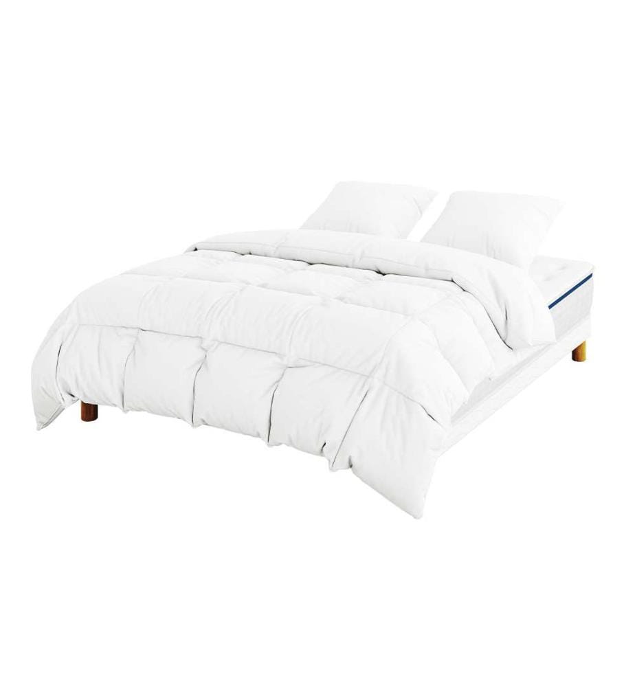 Pack Vasco Matratze + Lattenrost 160 x 200 + 2 Kopfkissen 60 x 40 + 1 Duvet 220 x 240 cm - Höhe 30 cm