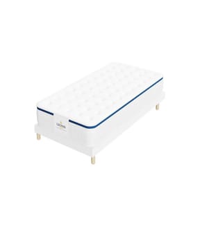 Pack Super Confort 160 x 200 - 2 Matratzen 80 x 200 & 1 Matratzenauflage 160 x 200 Sotop 5 cm - Vasco 30 cm