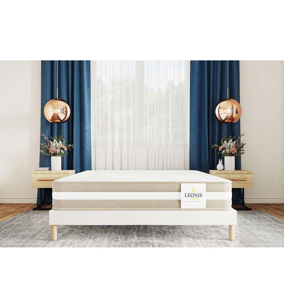 Pack Super Confort 180 x 200 Matratze & 1 Matratzenauflage 5 cm - Gamma 30 cm