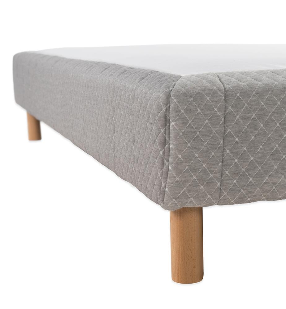 Boxspringbett Confort Plus 90 x 190 x 35 cm - Grau