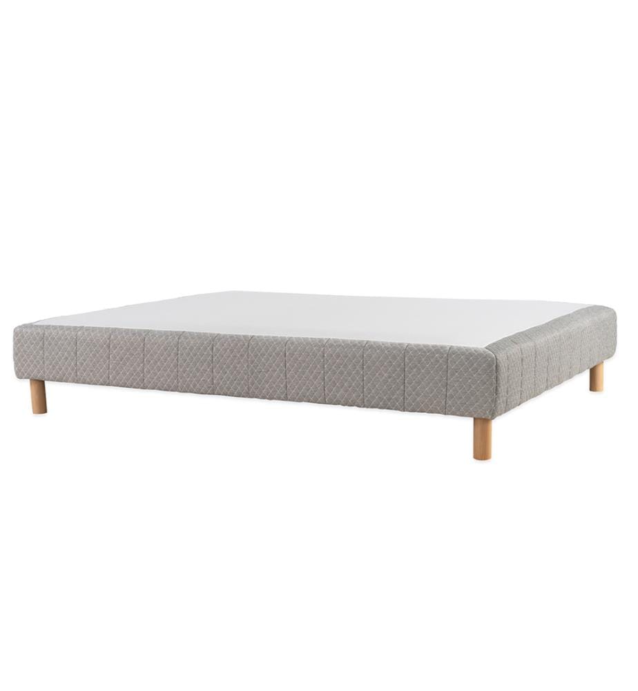 Boxspringbett Confort Plus 140 x 200 x 35 cm - Grau