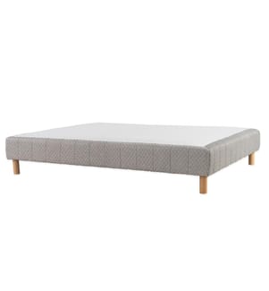 Boxspringbett Confort Plus 140 x 190 x 35 cm - Grau