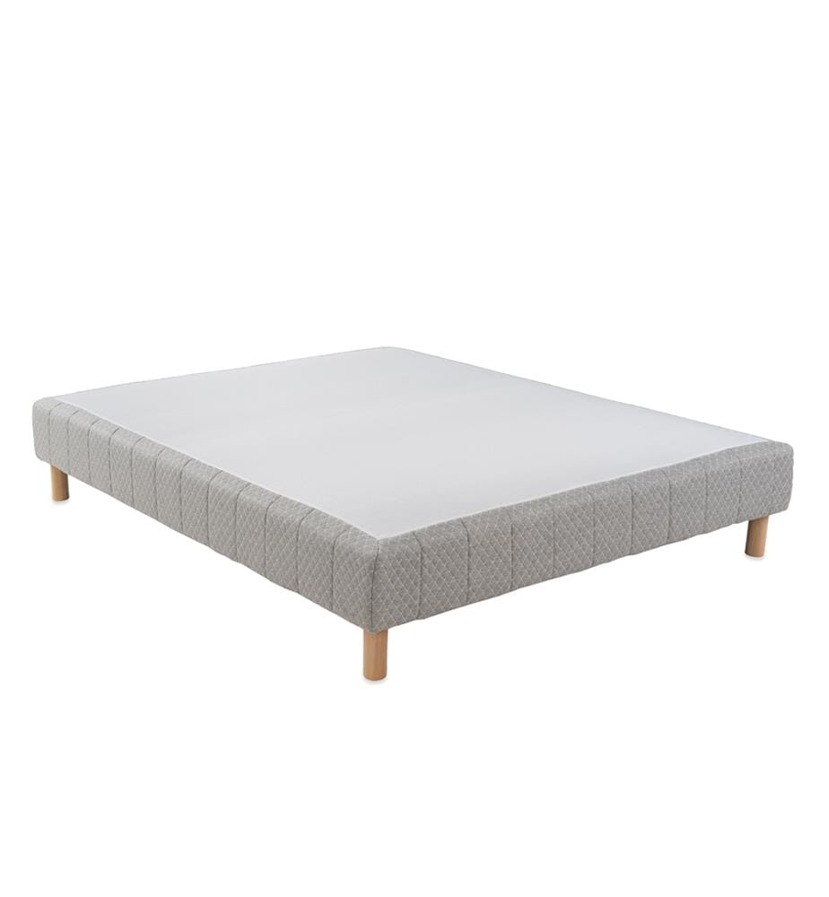Boxspringbett Confort Plus 140 x 190 x 35 cm - Grau