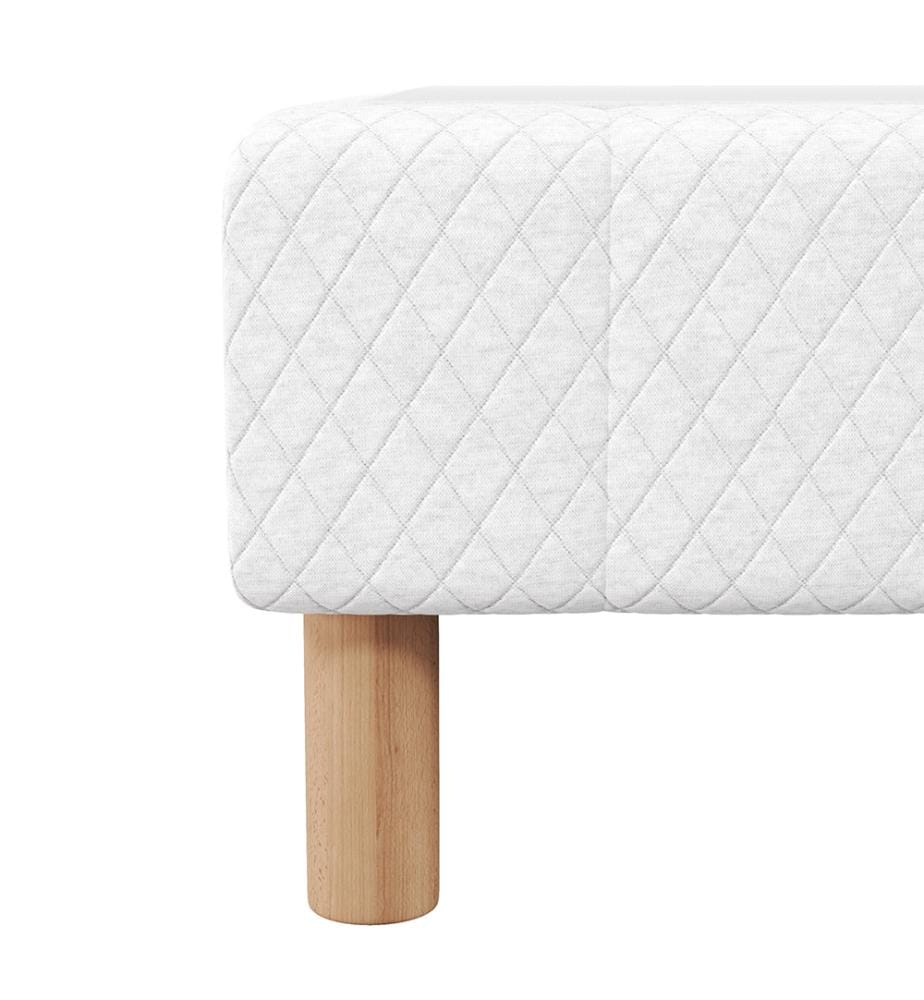 Boxspringbett Confort Plus 80 x 200 x 35 cm - Weiss