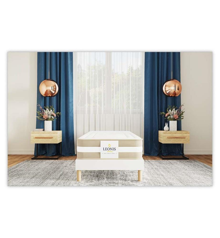 Matratze Gamma 90 x 200 cm mit hochdichtem Schaumstoff - Höhe 30 cm
