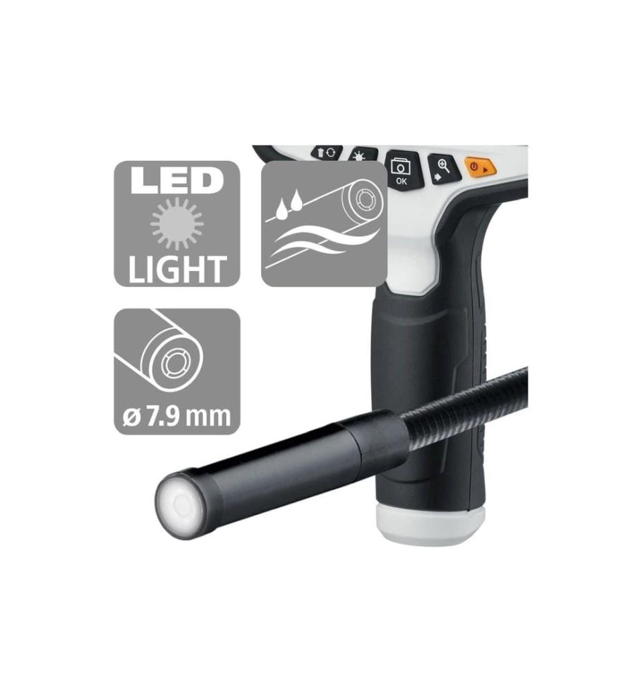 Laserliner Caméra endoscopique VideoScope XXL Sonde de 5 m, éclairage LED