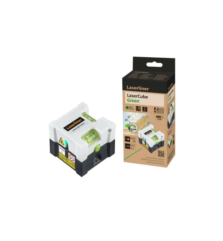 Laserliner Laser à lignes LaserCube Green 10 m