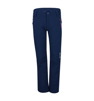 Hose Fjell Softshell - Marinblau und Rosa