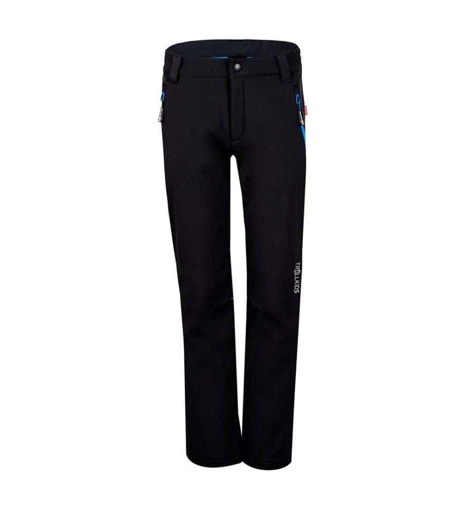 Pantalon en Softshell Fjell - Noir, Bleu