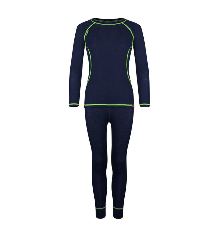 Sous-Vêtement Technique Merinos - Bleu Foncé et Vert