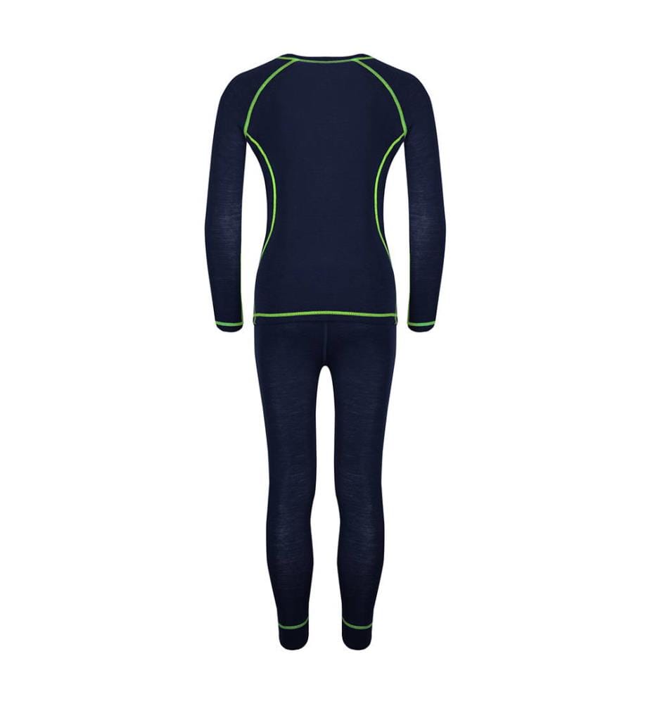 Sous-Vêtement Technique Merinos - Bleu Foncé et Vert