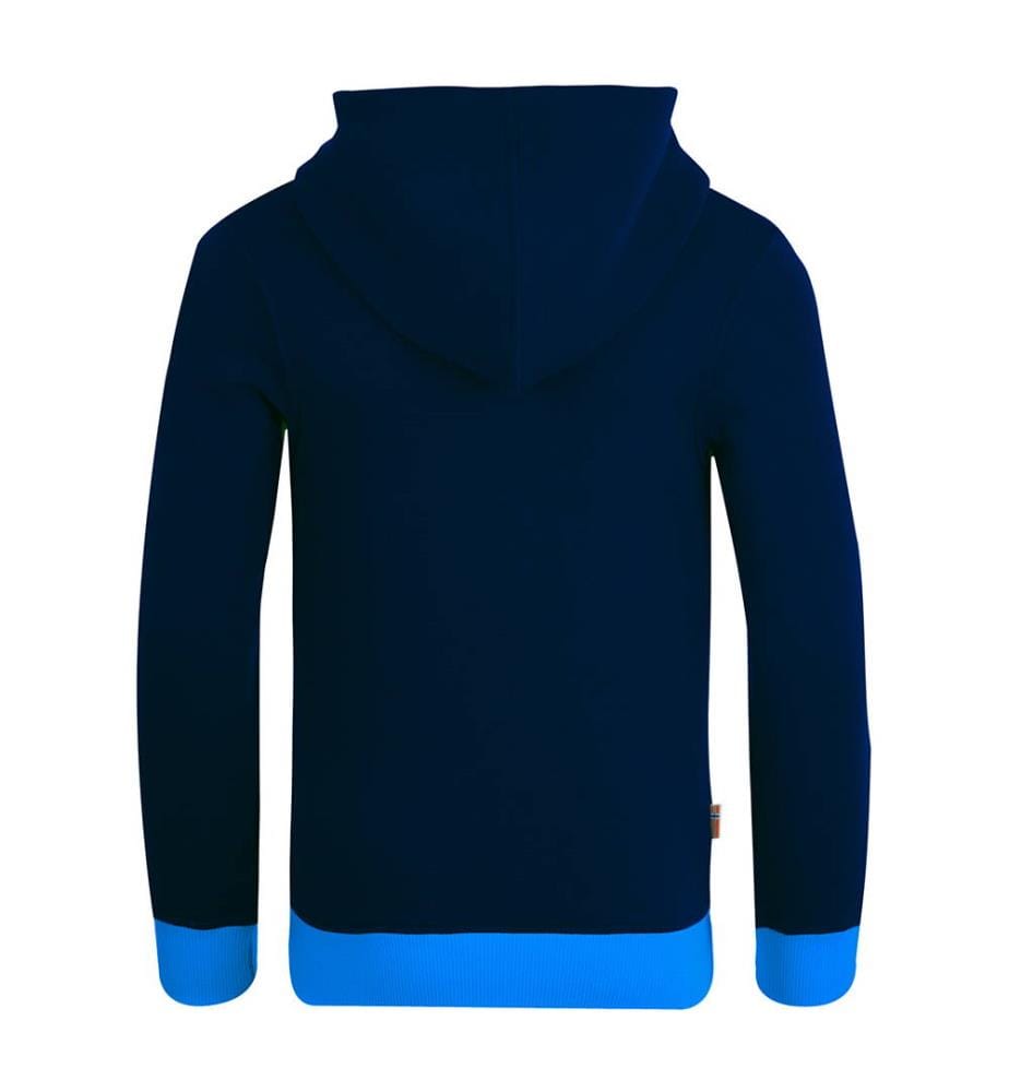 Hoodie Troll - Marinblau und Blau
