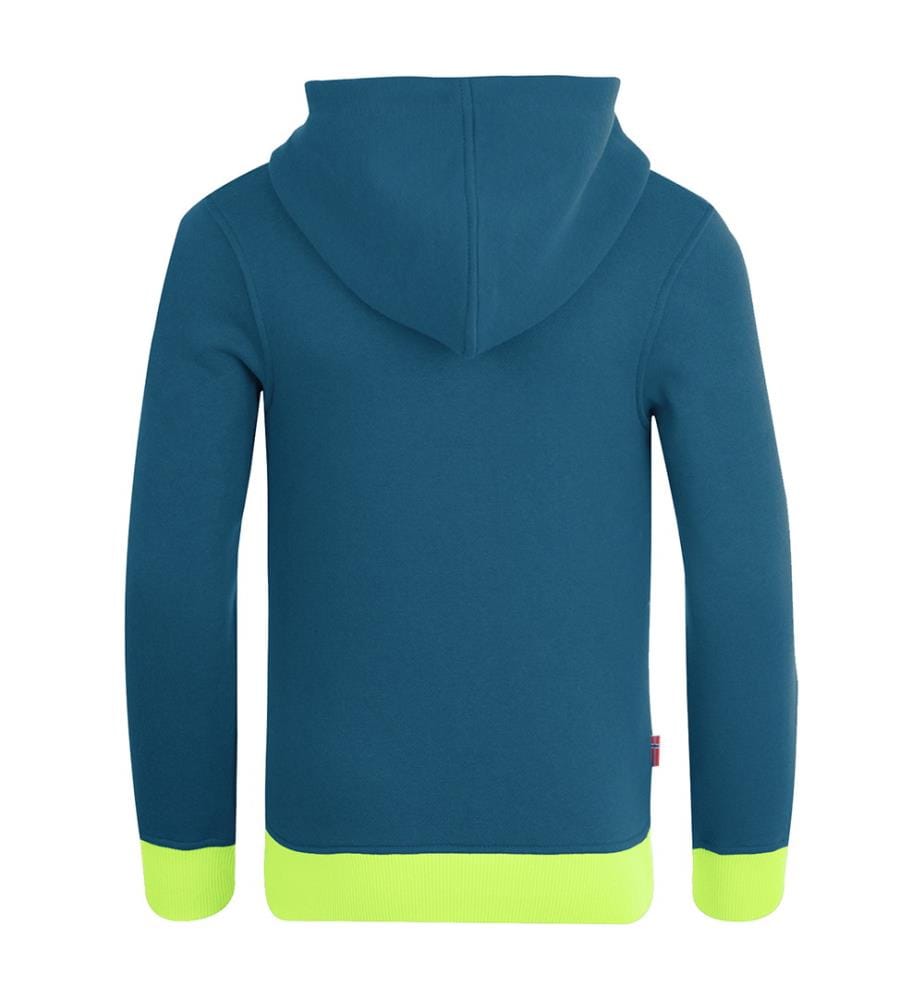 Kinder Troll-Pullover - petrol-lime