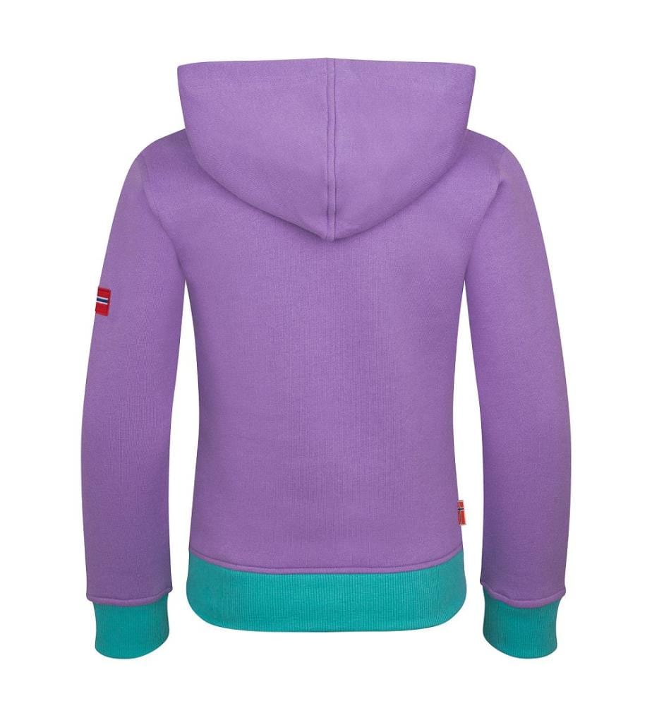 Troll-Pullover - violettes Sorbet und Aquamarin