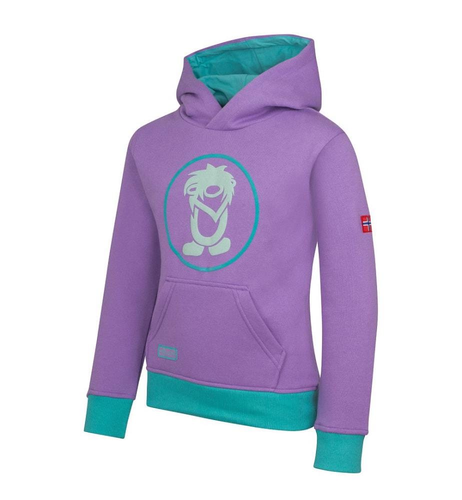 Troll-Pullover - violettes Sorbet und Aquamarin