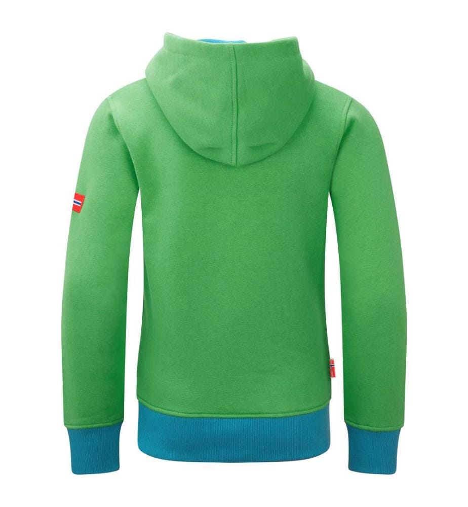 Troll Hoodie - frisches Grün und dunkles Marine
