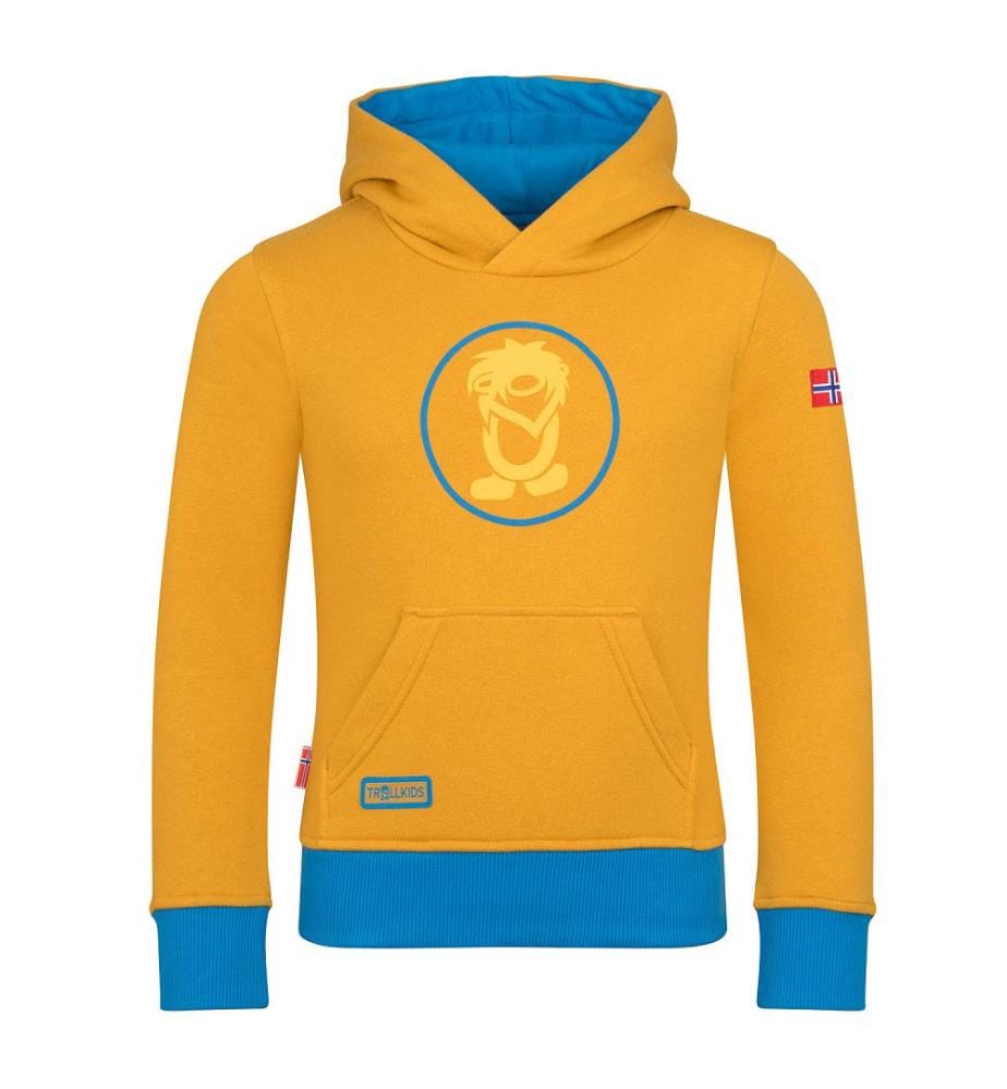Troll-Pullover - Senf und dynamisches Blau