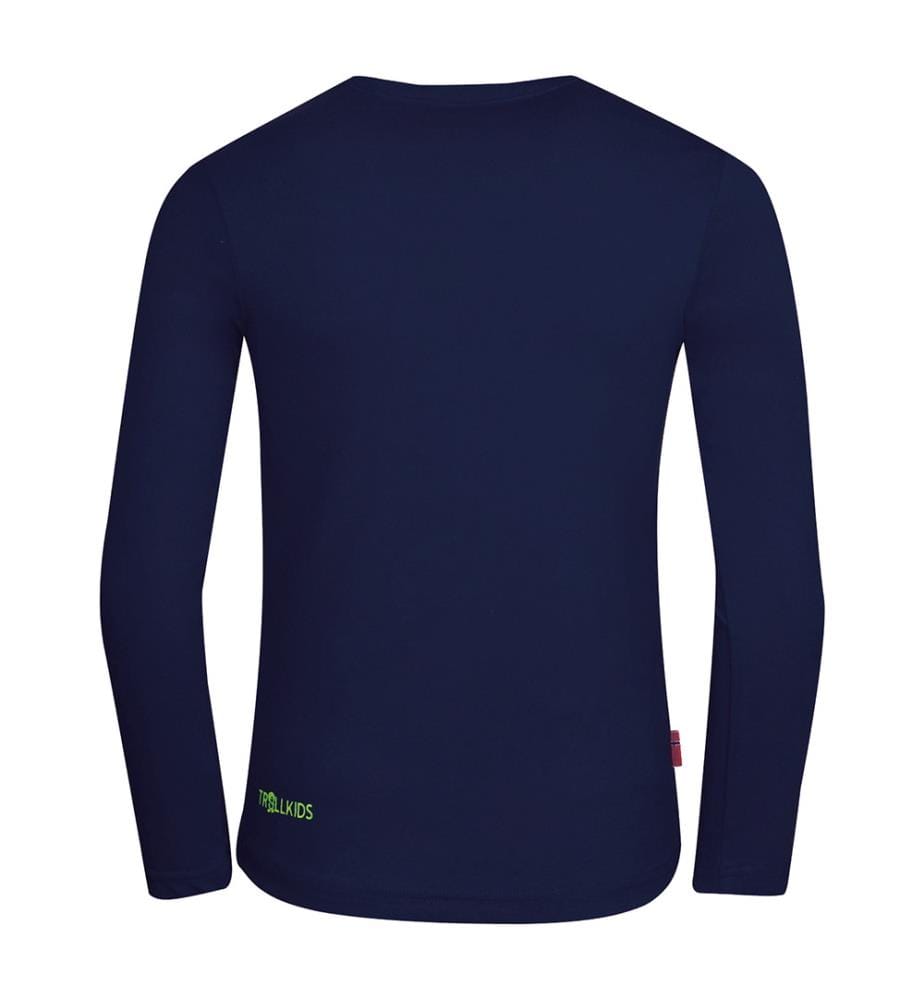 Kinder Troll-Langarmshirt - navy-grün