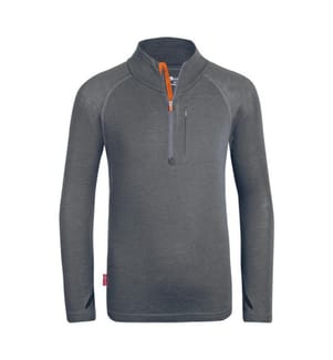 Lofoten Half Zip Pullover - Anthrazit und Orange