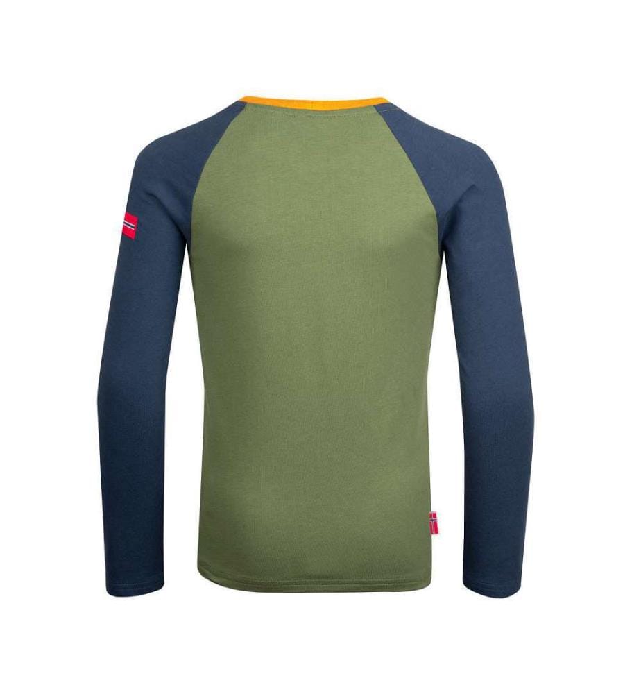Langarmshirt aus Baumwolle - Moss Night Sky